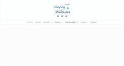 Desktop Screenshot of campingdebilouris.com